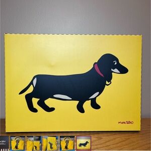 Marc Tetro Dachshund Small ToteCrossbody Bag & Card Case Wristlet NEW IN BOX!